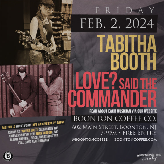 Songwriter Series: Tabitha Booth + Love? said the Commander
