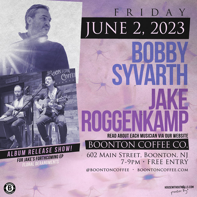 Songwriter Series: Bobby Syvarth + Jake Roggenkamp (Album Rlease)