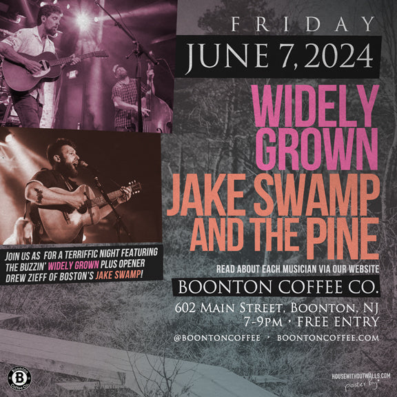 Songwriter Series: Widely Grown + Jake Swamp and the Pine