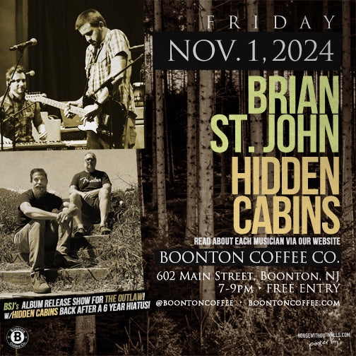 Songwriter Series: Brian St. John + Hidden Cabins