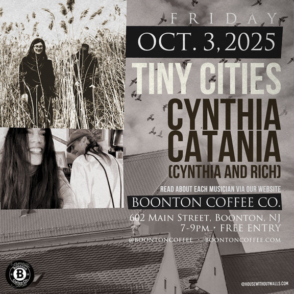 Songwriter Series: Tiny Cities + Cynthia Catania & Rich