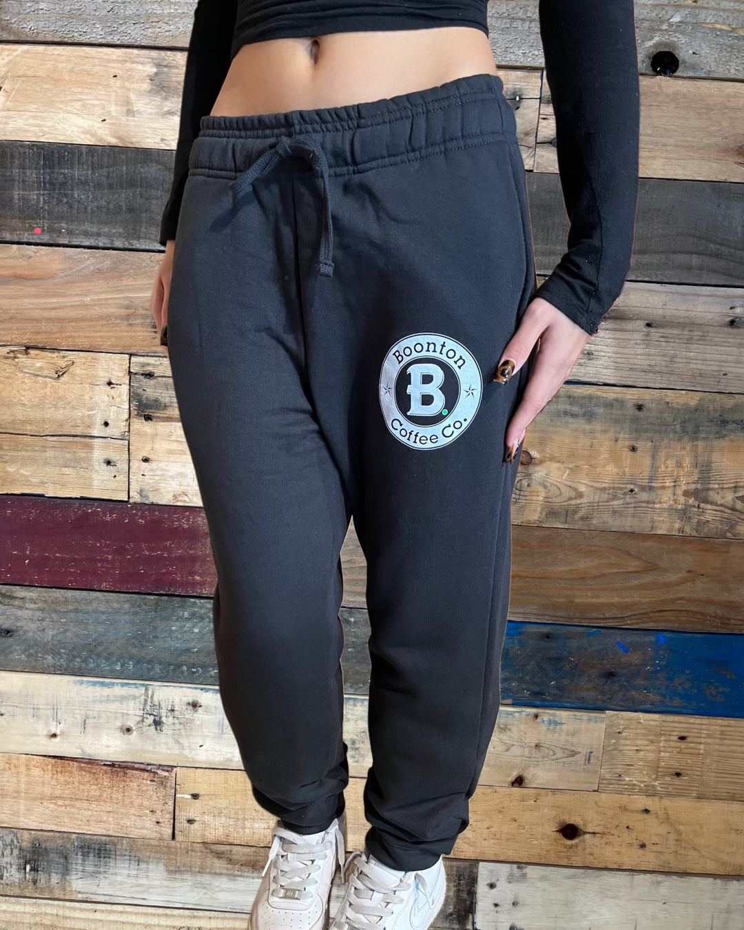 Boonton Coffee Co Black Joggers