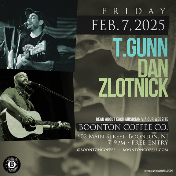 Songwriter Series: T.GUNN + Dan Zlotnick