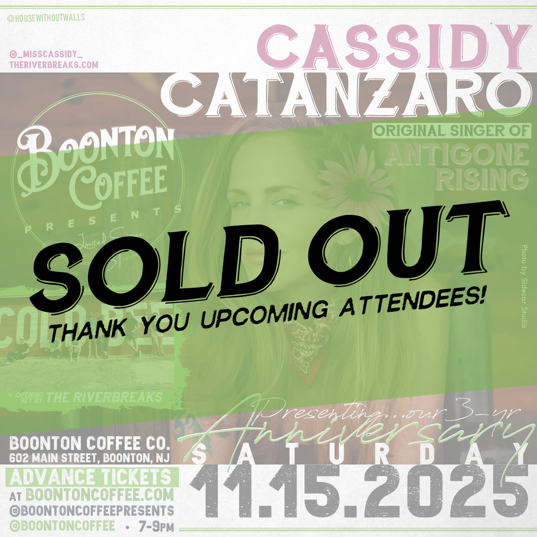 Presents Series 3-Yr Anniversary Show: Cassidy Catanzaro (formerly of Antigone Rising) + The Riverbreaks