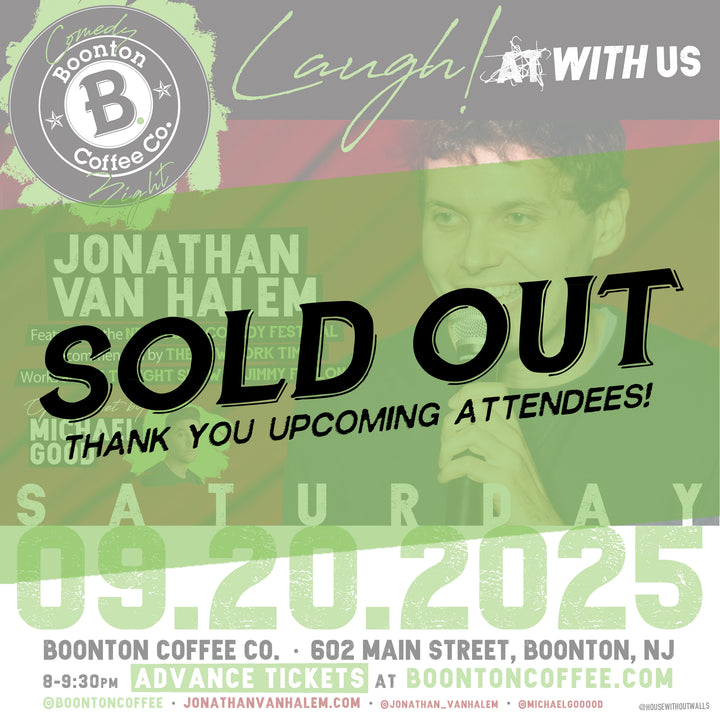 Comedy Night: Jonathan Van Halem w/Michael Good