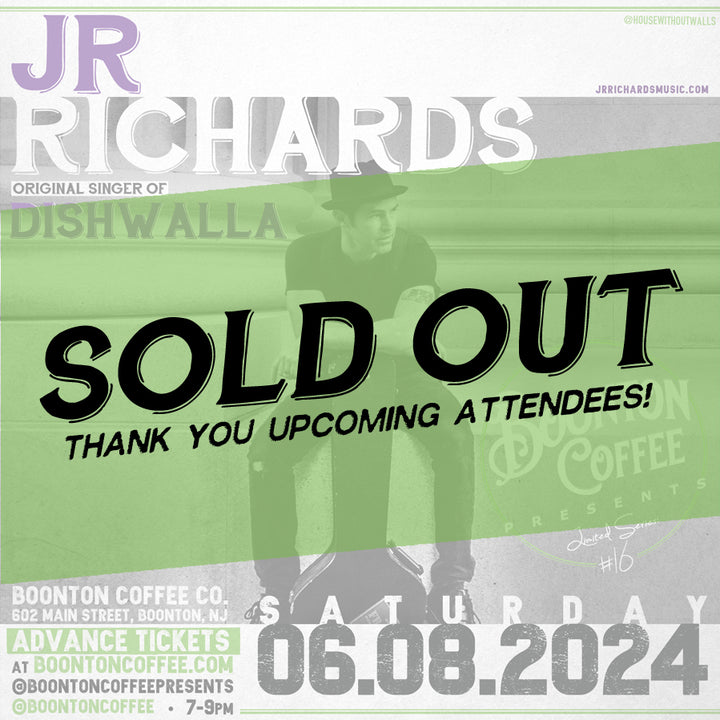 Presents Series: JR Richards formerly of Dishwalla