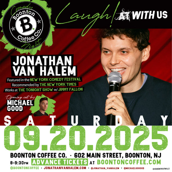 Comedy Night: Jonathan Van Halem w/Michael Good